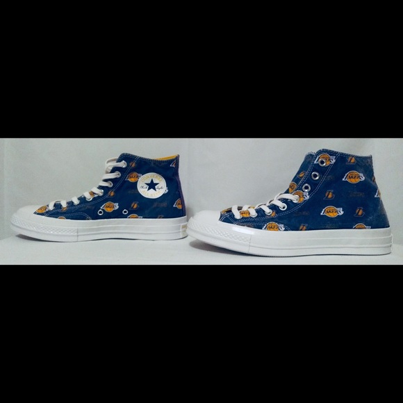 Converse Chuck Taylor 70 hi top LA lakers shoes - Picture 5 of 6